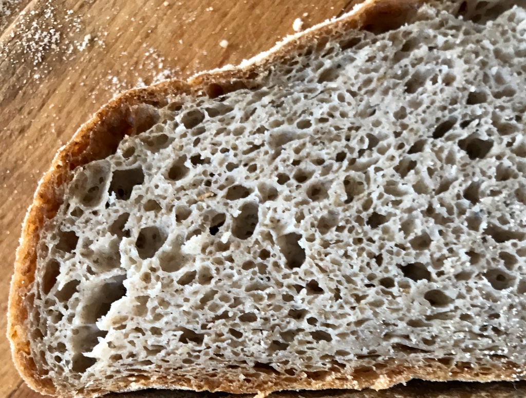 100 buckwheat GF bread leavened with yeast water The Fresh Loaf